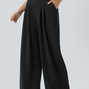 Elegant Black Wide-Leg Pants